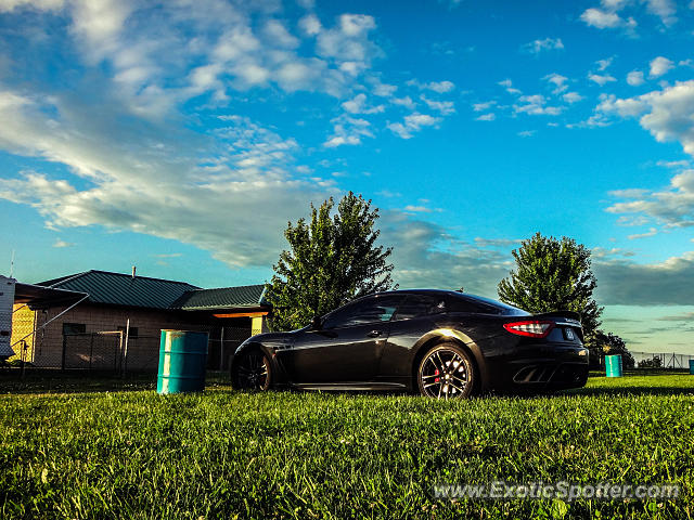 Maserati GranTurismo spotted in Watkins Glen, New York