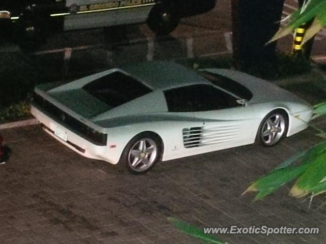 Ferrari Testarossa spotted in El Segundo, California