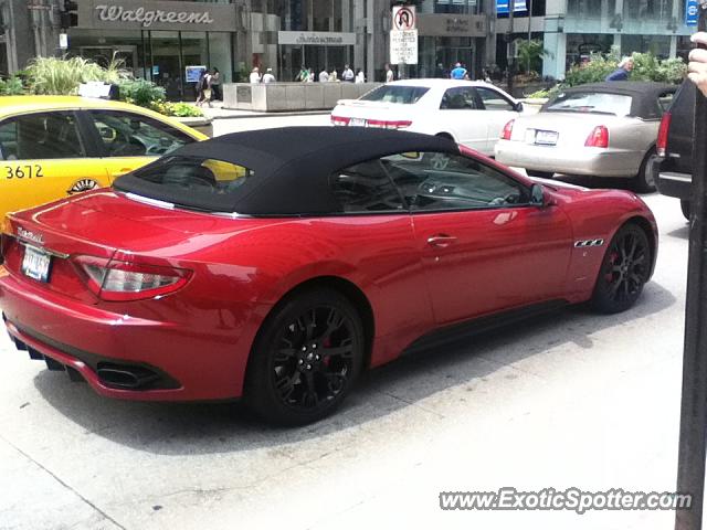 Maserati GranCabrio spotted in Chicago, Illinois
