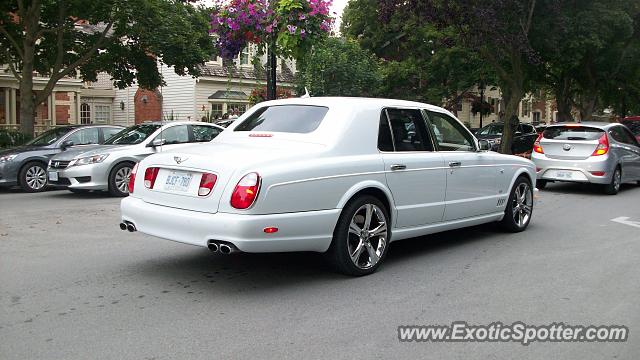 Bentley Arnage spotted in NOTL,On, Canada