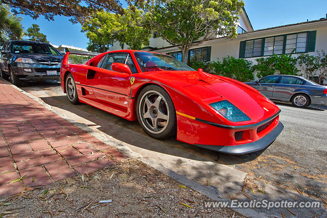Ferrari F40 spotted in Carmel, California