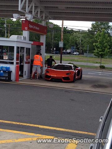 Lamborghini Aventador spotted in Lakewood, New Jersey