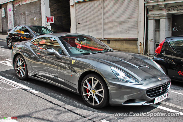 Ferrari California spotted in Bradford, United Kingdom