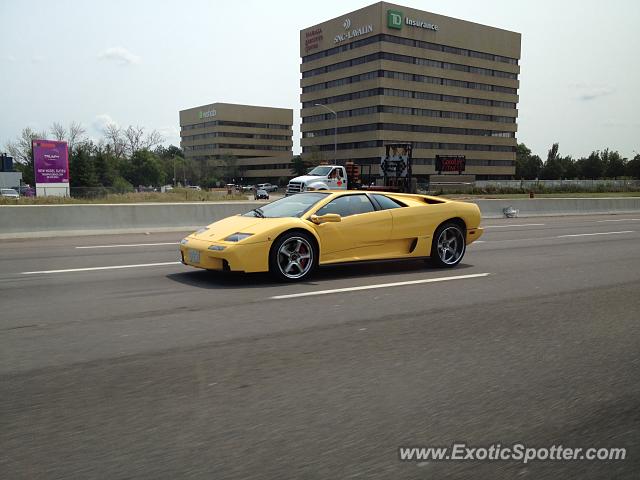 Lamborghini Diablo spotted in Toronto, Canada
