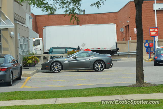 Ferrari California spotted in Toronto, Canada