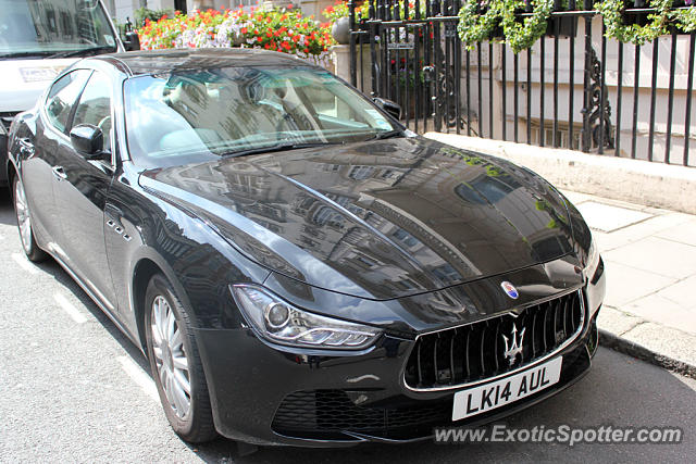 Maserati Ghibli spotted in London, United Kingdom