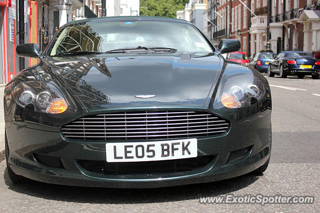 Aston Martin DB9 spotted in London, United Kingdom