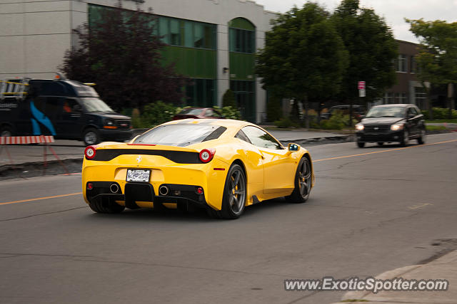 Ferrari 458 Italia spotted in Montreal, Canada
