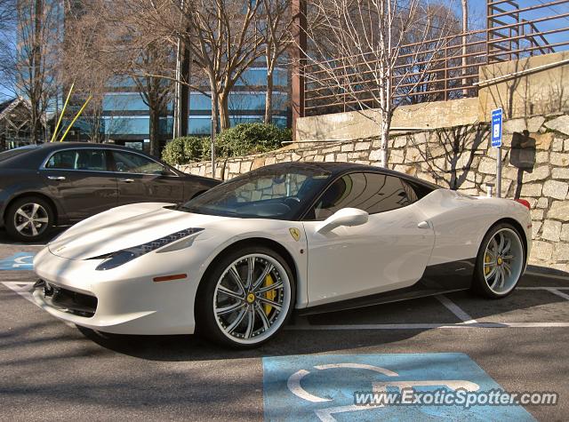 Ferrari 458 Italia spotted in Atlanta, Georgia