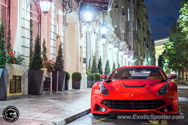 Ferrari F12 spotted in Paris, France