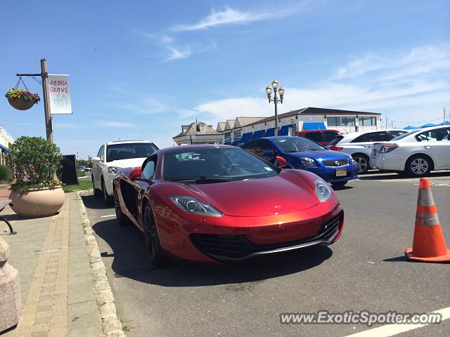 Mclaren MP4-12C spotted in Long Branch, New Jersey