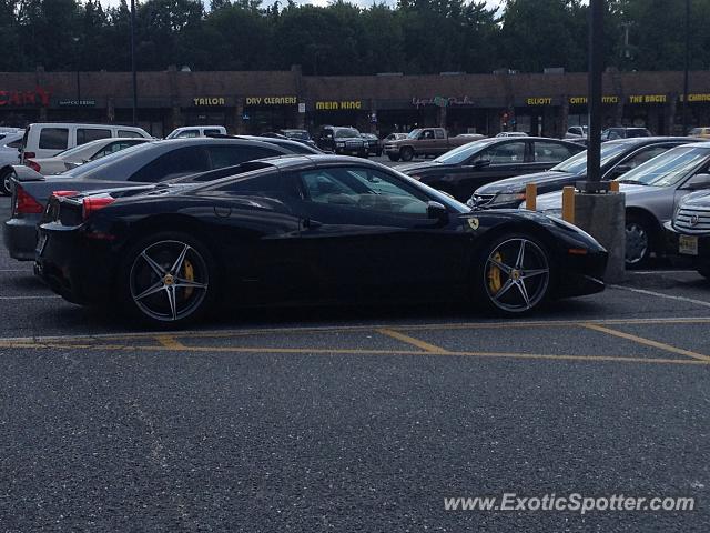Ferrari 458 Italia spotted in Jackson, New Jersey