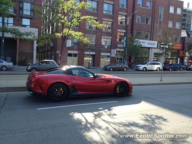 Ferrari 599GTO spotted in Toronto, Canada