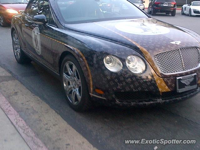 Bentley Continental spotted in Ojai, California