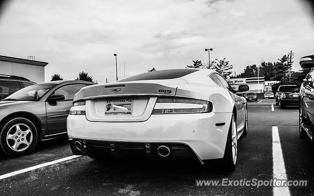 Aston Martin DBS spotted in Indianapolis, Indiana