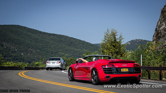 Audi R8 spotted in Bear Mountain, New York