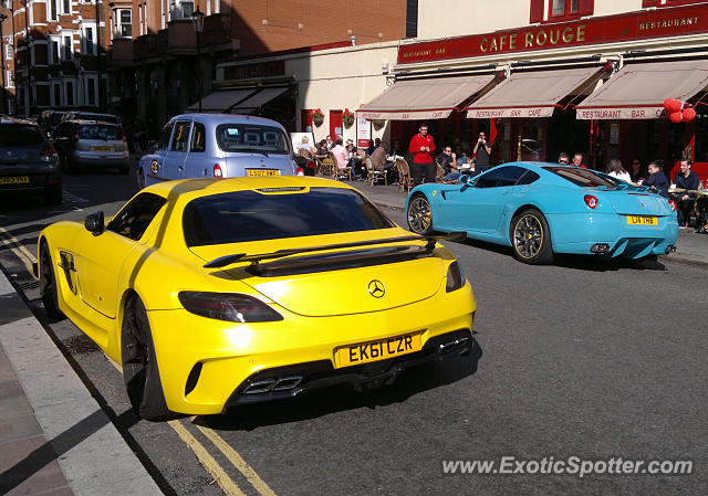 Mercedes SLS AMG spotted in London, United Kingdom