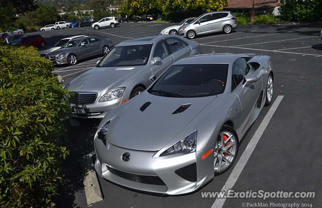 Lexus LFA spotted in Santa Barbara, California