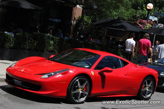 Ferrari 458 Italia spotted in Toronto, Canada