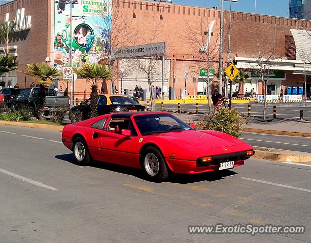 Ferrari 308 spotted in Santiago, Chile