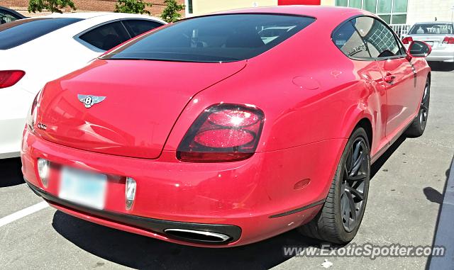 Bentley Continental spotted in Toronto, Canada