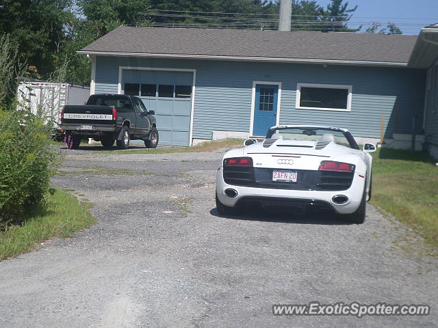 Audi R8 spotted in Westford, Massachusetts