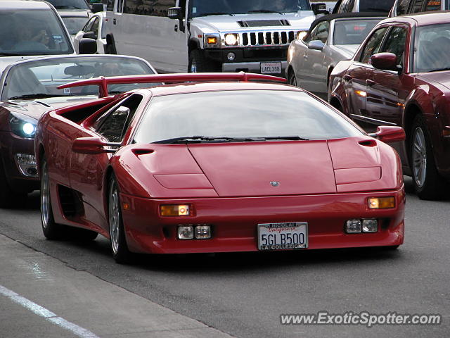 Lamborghini Diablo spotted in Hollywood, California