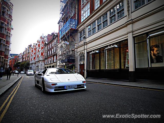 Lamborghini Diablo spotted in London, United Kingdom
