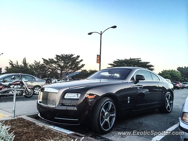 Rolls Royce Wraith spotted in Monterey, California