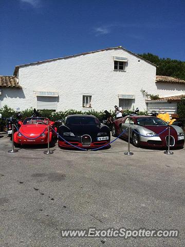 Bugatti Veyron spotted in St Tropez, France