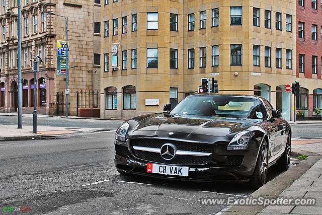 Mercedes SLS AMG spotted in Leeds, United Kingdom