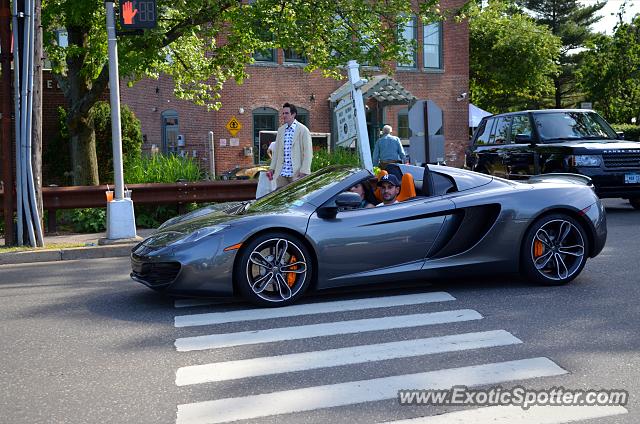 Mclaren MP4-12C spotted in Greenwich, Connecticut