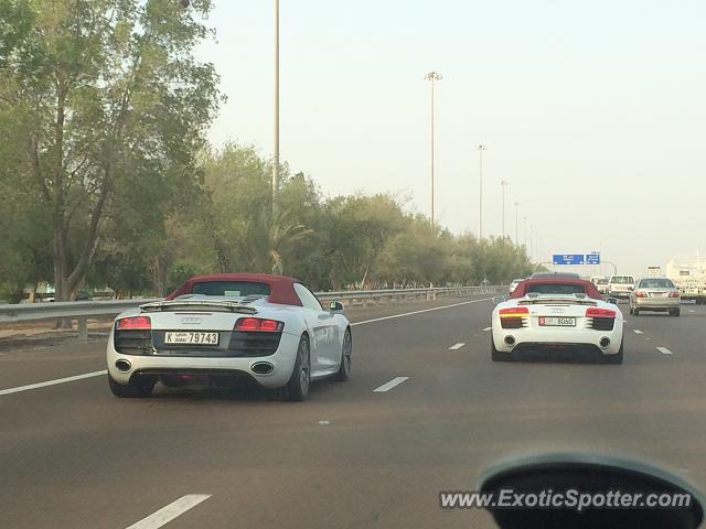 Audi R8 spotted in Abu Dhabi, United Arab Emirates