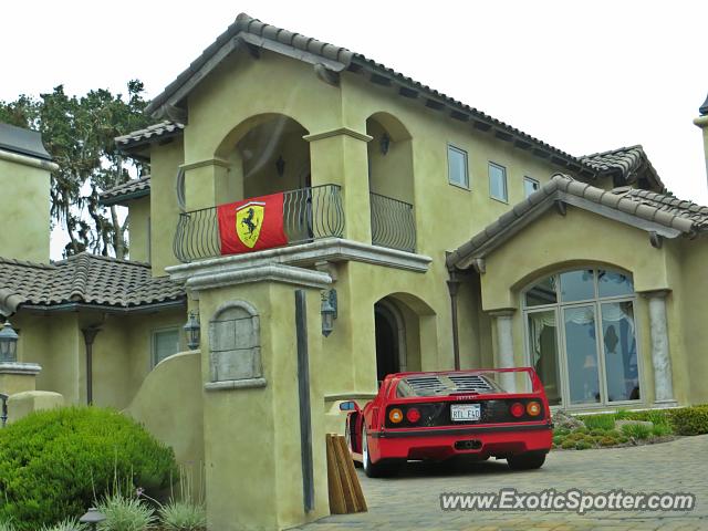 Ferrari F40 spotted in Pebble Beach, California