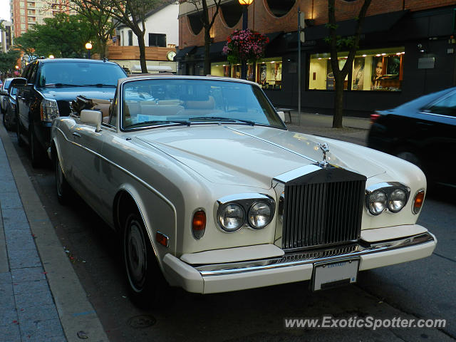 Rolls Royce Corniche spotted in Toronto, Canada