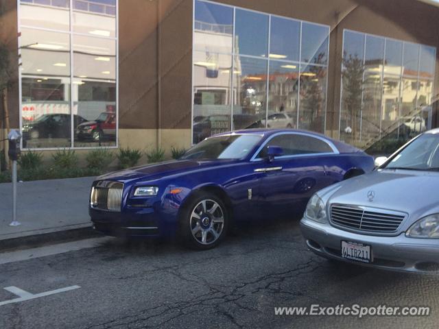 Rolls Royce Wraith spotted in Beverly hills, California