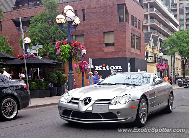 Mercedes SLR spotted in Toronto, Ontario, Canada