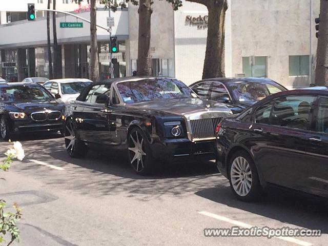 Rolls Royce Phantom spotted in Rodeo drive, California