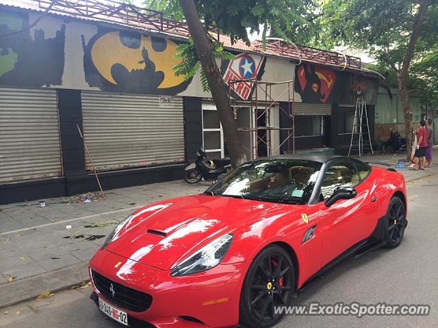 Ferrari California spotted in Saigon, Vietnam