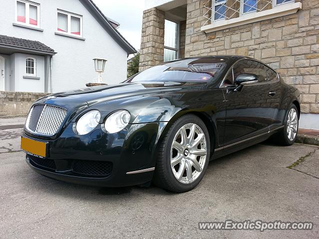 Bentley Continental spotted in Luxembourg, Luxembourg