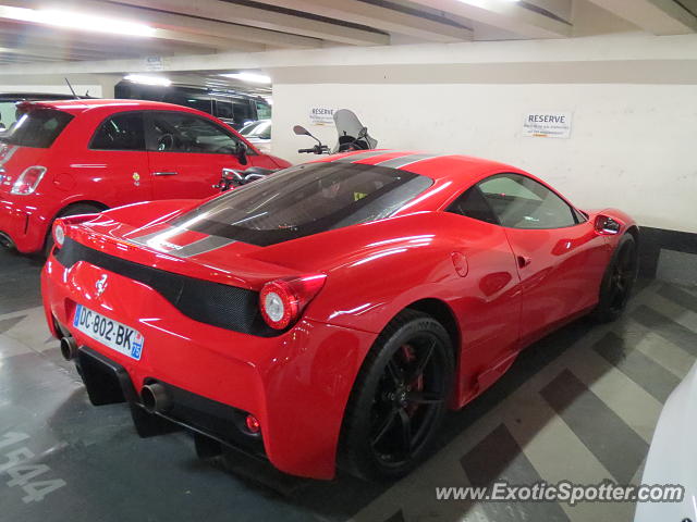 Ferrari 458 Italia spotted in Paris, France