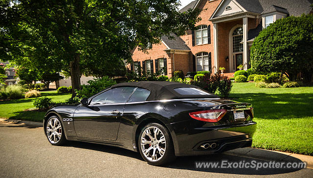 Maserati GranCabrio spotted in Cornelius, North Carolina