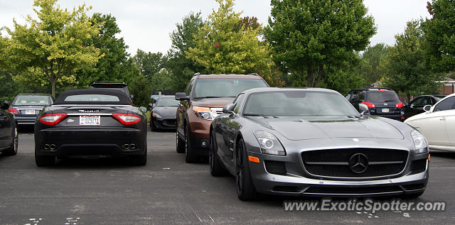Mercedes SLS AMG spotted in Powell, Ohio