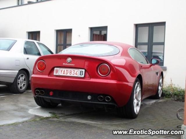 Alfa Romeo 8C spotted in Zwartberg, Belgium