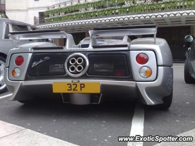 Pagani Zonda spotted in London, United Kingdom
