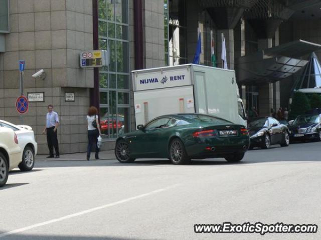 Aston Martin DB9 spotted in Budapest, Hungary