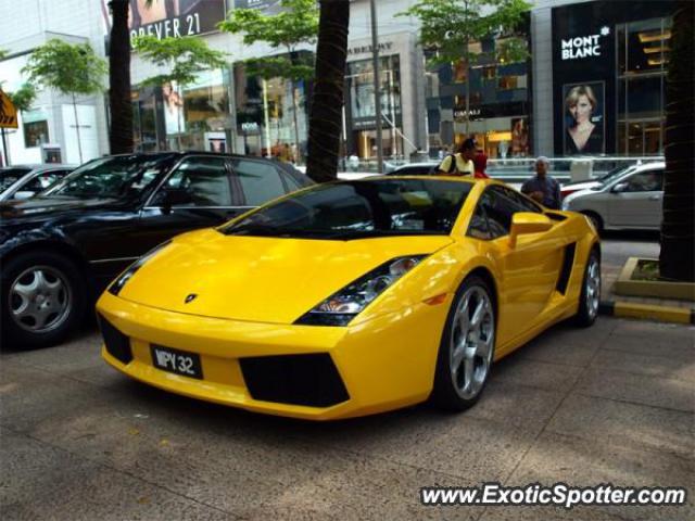 Lamborghini Gallardo spotted in Kuala Lumpur, Malaysia