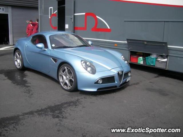 Alfa Romeo 8C spotted in Spa, Belgium