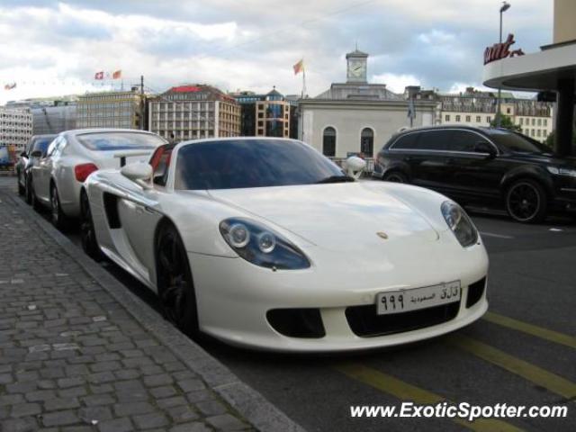 Porsche Carrera GT spotted in Geneve, Switzerland