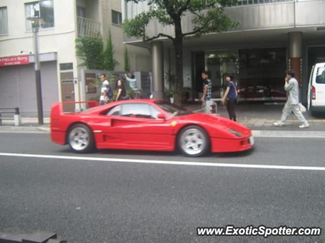 Ferrari F40 spotted in Akihabara, Tokyo, Japan